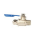 Zawór kulowy 1/4" NPT GZ x 1/4" pod wężyk