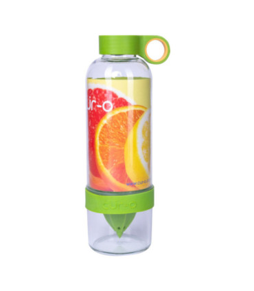 Butelka Sportowa Aquafilter CUR-O z Wyciskaczem – Zielona BOTTLE-V5-GR-M