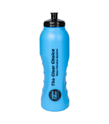 Butelka Sportowa Aquafilter z Wyciskanym Korkiem – Niebieska BOTTLE-V6-BL-M