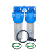 Zestaw 2 Korpusów 3-cz. 10" TWIN Aquafilter FHPRCL12-3B-TWIN 1/2"