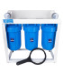 Zestaw 3 Korpusów Big Blue 10" Aquafilter HHBB10B – 3 Stopnie